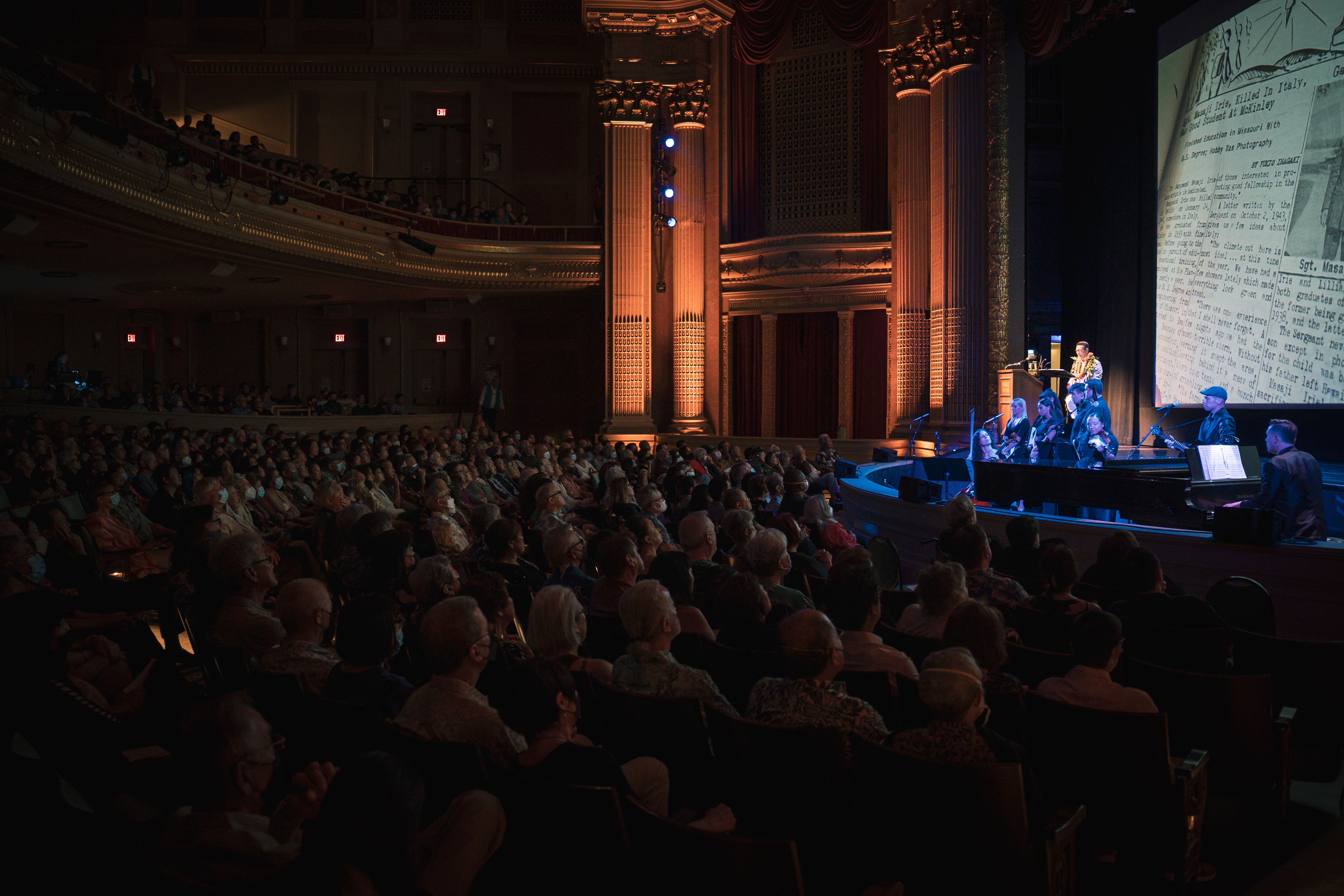 Hawaii Theatre Audience and Stage