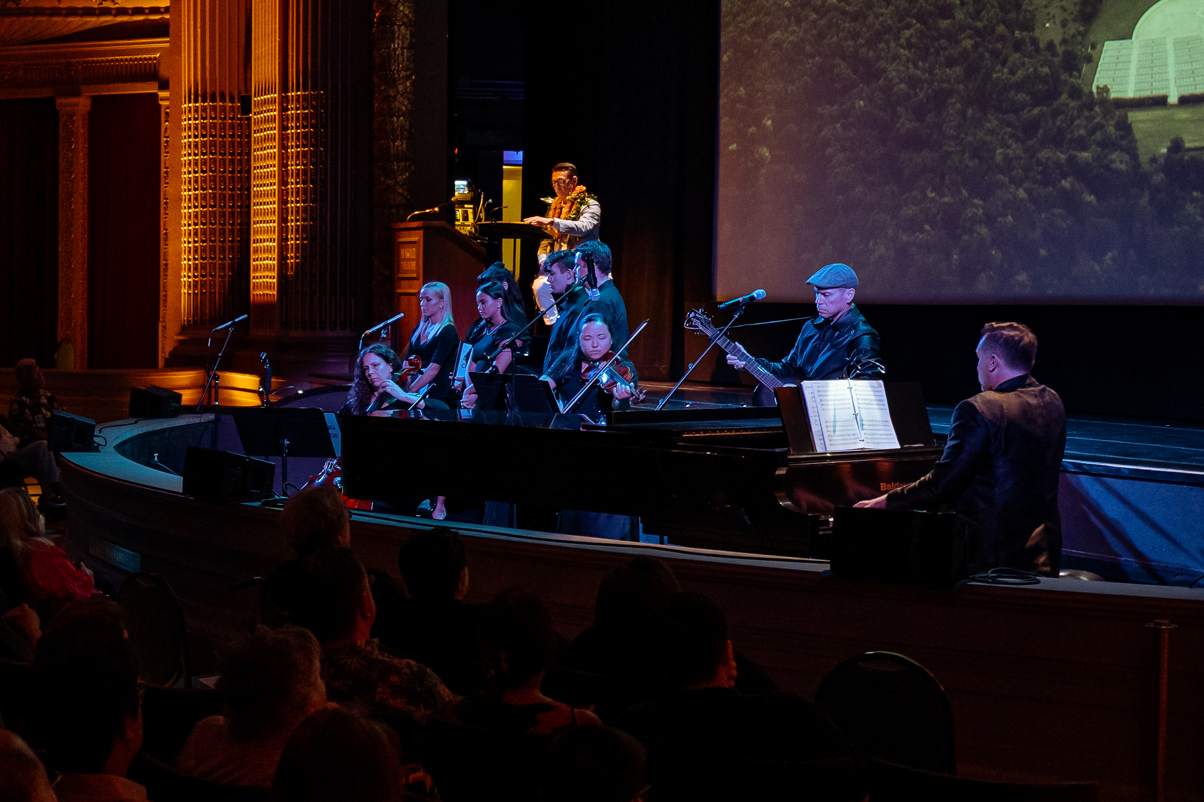 Hawaii Theatre Musicians and Stage